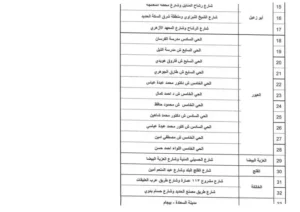 موعد قطع الكهرباء في مناطق بالعبور