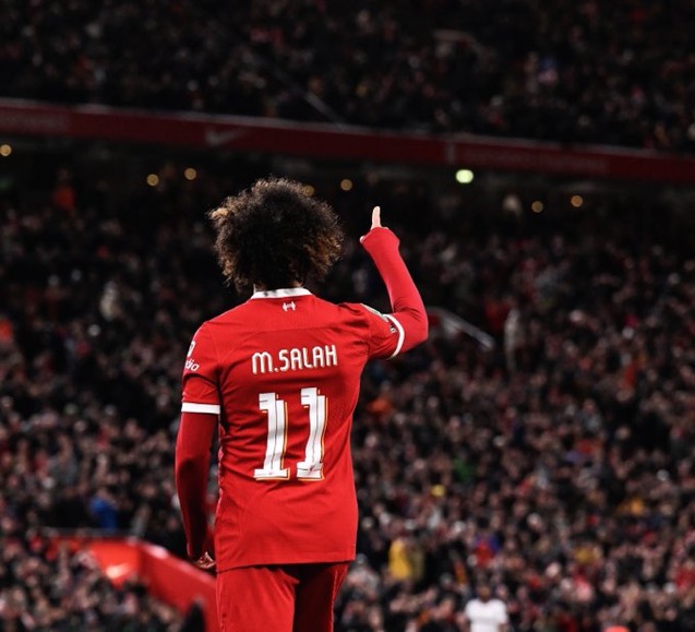 محمد صلاح لاعب ليفربول